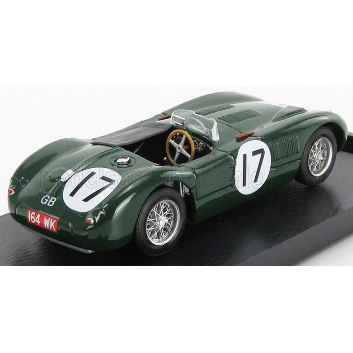 BRUMM JAGUAR C-TYPE 3.4L S6 TEAM JAGUAR CARS LTD N 17 2nd 24h LE MANS 1953 S.MOSS - P.WALKER - BRITISH RACING GREEN 1/43