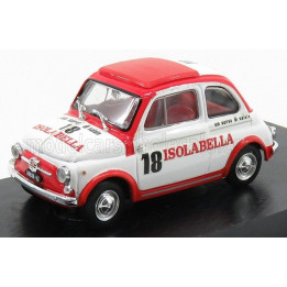 BRUMM FIAT NUOVA 500D - AMARO ISOLABELLA 1960 - WHITE RED 1/43