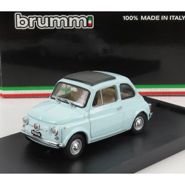 BRUMM FIAT 500F TETTO CHIUSO - CLOSED 1965 - AZZURRO ACQUAMARINA 1/43