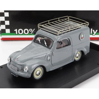 BRUMM FIAT 500C VAN POSTE ITALIANE SERVIZIO POSTALE VARESE 1950 - GREY 1/43