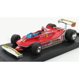 BRUMM FERRARI F1  312T4 N 11 WORLD CHAMPION WINNER MONZA ITALY GP 1979 JODY SCHECKTER - RED 1/43