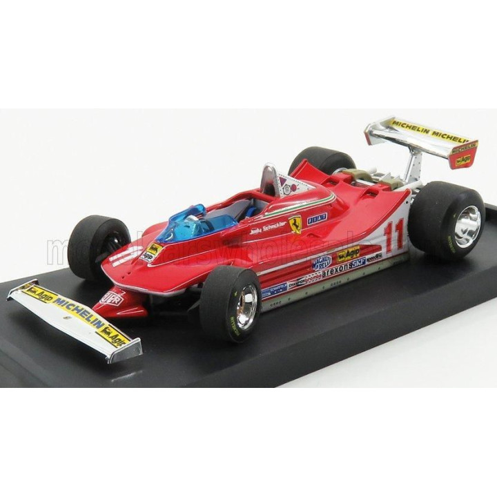 BRUMM FERRARI F1  312T4 N 11 WORLD CHAMPION WINNER MONZA ITALY GP 1979 JODY SCHECKTER - RED 1/43