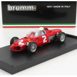BRUMM FERRARI F1  156 N 2 ITALY GP PHIL HILL 1961 WORLD CHAMPION - WITH DRIVER FIGURE - RED 1/43