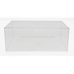 BURAGO VETRINA DISPLAY BOX FOR FERRARI RED BULL F1 - ONLY TRANSPARENT COVER - SOLO COPERTURA TRASPARENTE - Lungh.LENGHT cm 33.2 