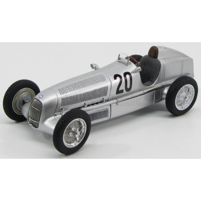 CMC MERCEDES BENZ F1  W25 SPIDER N 20 WINNER ADAC EIFELRENNEN 1934 M.VON BRAUCHITSCH - SILVER 1/18