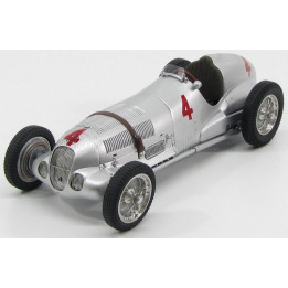 CMC MERCEDES BENZ F1  W125 N 4 GP DONINGTON 1937 R.SEAMAN - SILVER 1/18