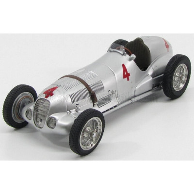 CMC MERCEDES BENZ F1  W125 N 4 GP DONINGTON 1937 R.SEAMAN - SILVER 1/18