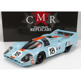 CMR PORSCHE 917LH 4.9L TEAM JOHN WYER AUTOMOTIVE ENGINEERING LTD. N 18 24h LE MANS 1971 P.RODRIGUEZ - J.OLIVER - LIGHT BLUE ORAN
