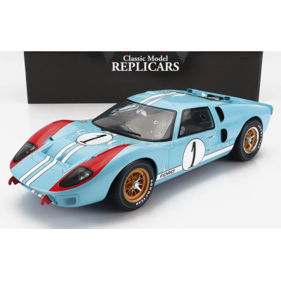 CMR FORD USA GT40 MKII 7.0L V8 TEAM SHELBY AMERICAN INC. N 1 2nd (BUT REALLY WINNER) 24h LE MANS 1966 K.MILES - D.HULME - LIGHT 