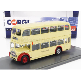 CORGI BRISTOL LODEKKA FS68 AUTOBUS WILTS AND DORSET 38A BOURNEMOUTH LIMITED STOP 1956 - CREAM RED 1/76