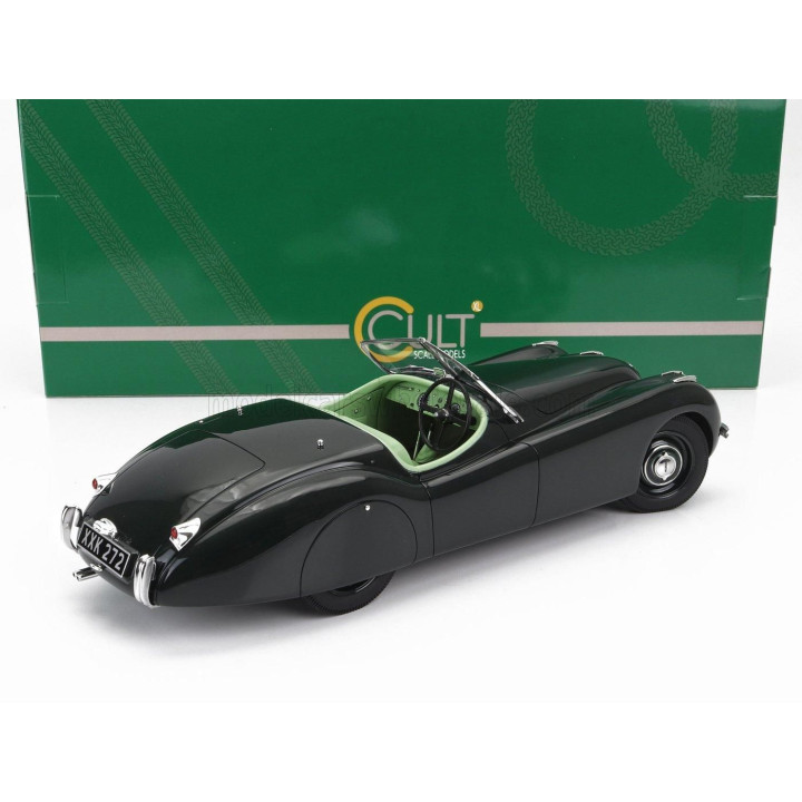 CULT SCALE MODELS JAGUAR XK120 OTS SPIDER CABRIOLET OPEN 1948 - GREEN 1/18