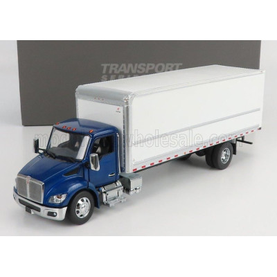 DM MODELS KENWORTH T280 TRUCK CASSONATO 2010 - BLUE WHITE 1/32