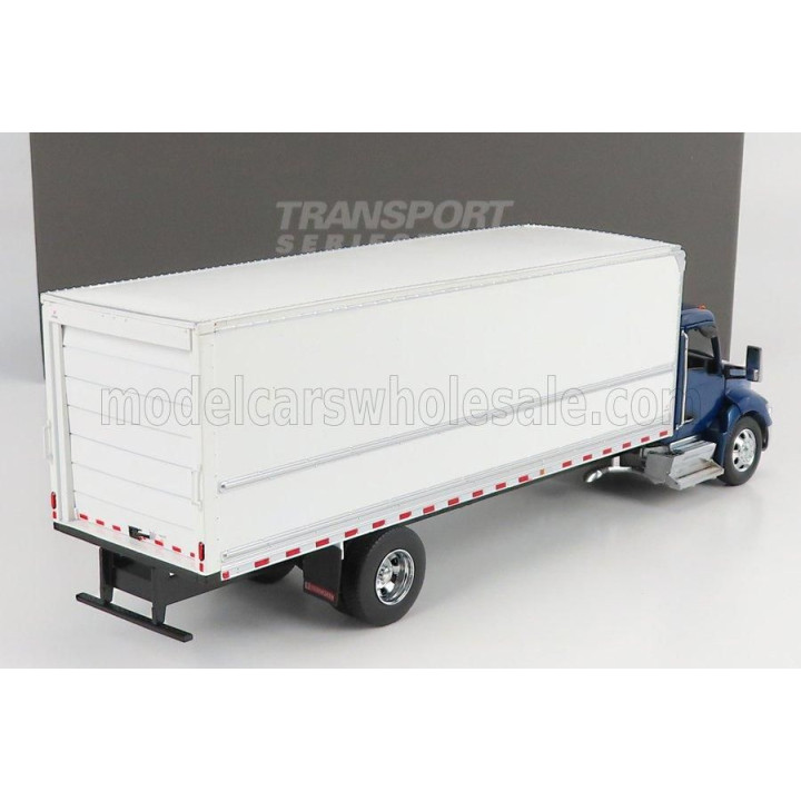 DM MODELS KENWORTH T280 TRUCK CASSONATO 2010 - BLUE WHITE 1/32