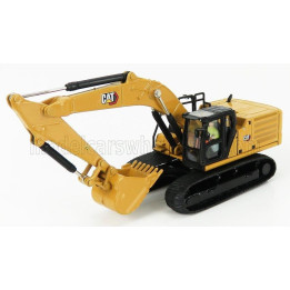 DM MODELS CATERPILLAR CAT336 ESCAVATORE CINGOLATO - TRACTOR HYDRAULIC EXCAVATOR - YELLOW BLACK 1/87
