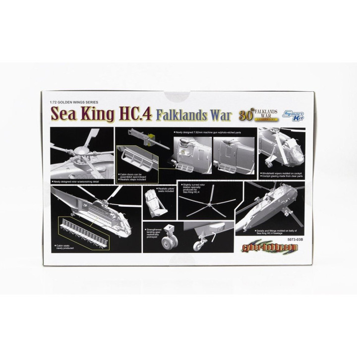 DRAGON ARMOR BOEING HC.4 SEA KING HELICOPTER MILITARY 1972 1/72