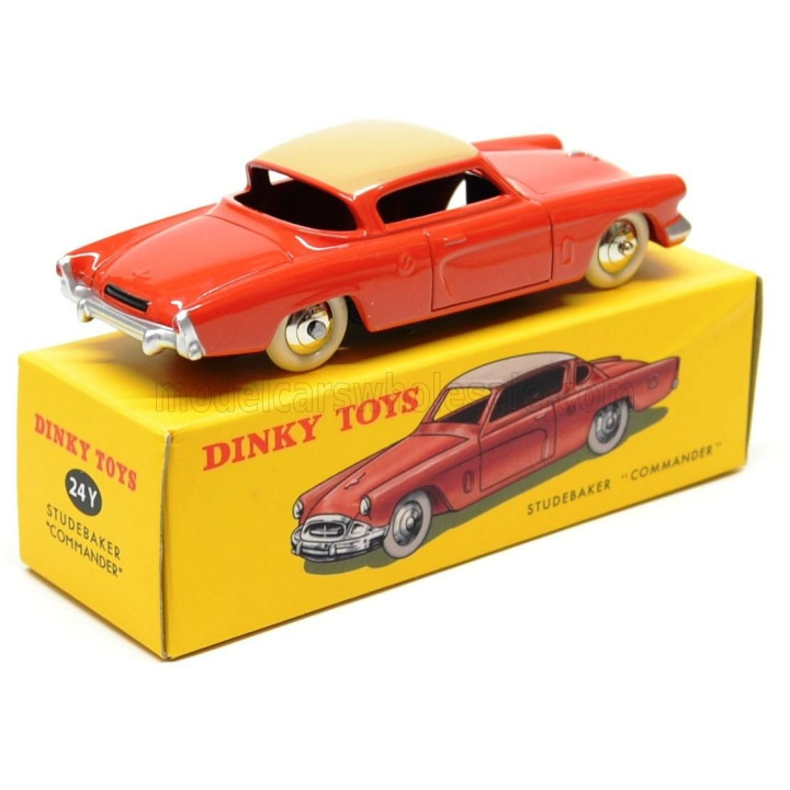 EDICOLA STUDEBAKER COMMANDER 1953 - RED CREAM 1/43