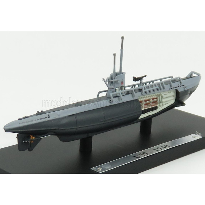 EDICOLA BLOHM & VOSS U-BOOT SOTTOMARINO SOMMERGIBILE U59 KRIEGSMARINE GERMAN NAVY 1940 - 2 TONE GREY 1/350