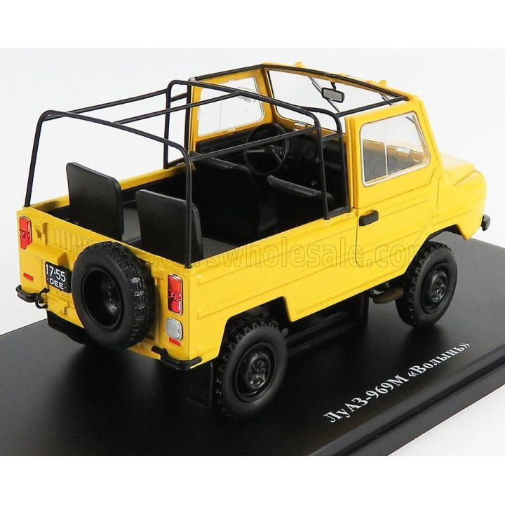 EDICOLA LUAZ 969M OPEN VOLYN 1967 - DAMAGE BLISTER BOX - YELLOW 1/24