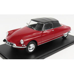 EDICOLA CITROEN DS19 CABRIOLET 1963 - RED BLACK 1/24