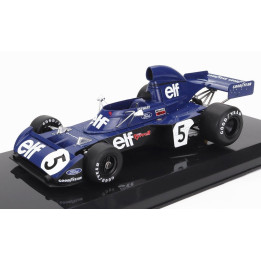 EDICOLA TYRRELL F1  FORD 006 TEAM ELF TYRREL N 5 WORLD CHAMPION SEASON 1973 JACKIE STEWART - BLISTER BOX - BLUE 1/24