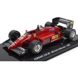 EDICOLA FERRARI F1  156-85 N 27 WINNER GERMANY GP 1985 MICHELE ALBORETO - BLISTER BOX - RED BLACK 1/24