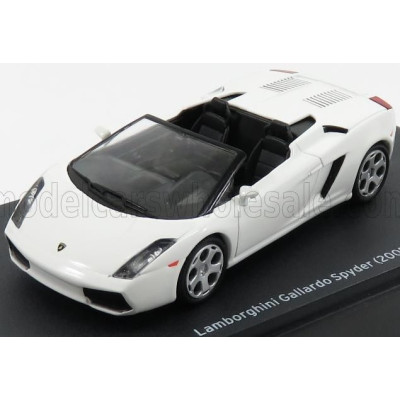 EDICOLA LAMBORGHINI GALLARDO SPIDER 2005 - WHITE 1/43
