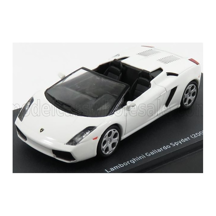 EDICOLA LAMBORGHINI GALLARDO SPIDER 2005 - WHITE 1/43