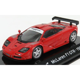 EDICOLA McLAREN F-1 GTR 1995 - CON VETRINA - WITH SHOWCASE - RED 1/43