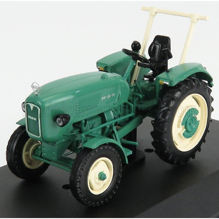 EDICOLA MAN 4L1 TRACTOR 1960 - DAMAGE BLISTER BOX - GREEN BEIGE 1/43