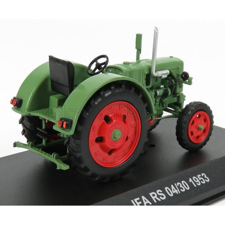 EDICOLA IFA RS 04/30 TRACTOR GERMANY 1953 - DAMAGE BLISTER BOX - RED GREEN 1/43