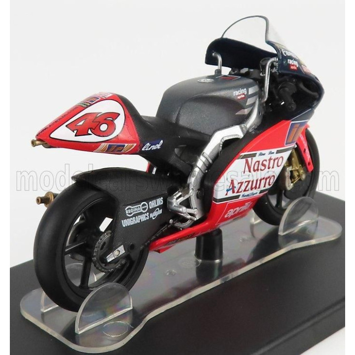 EDICOLA APRILIA RSW 250cc N 46 SEASON 1998 VALENTINO ROSSI - RED WHITE BLACK 1/18