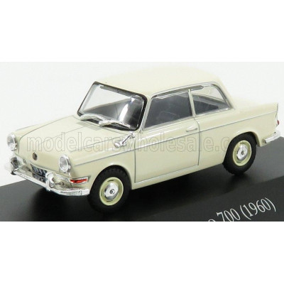 EDICOLA DE CARLO 700 1960 - WHITE CREAM 1/43