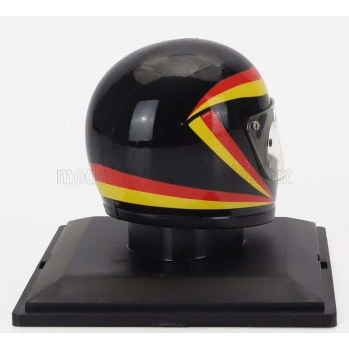 EDICOLA HELMET F1  CASCO - MARCH 821 N 19 SEASON 1982 EMILIO DE VILLOTA - BLACK YELLOW 1/5