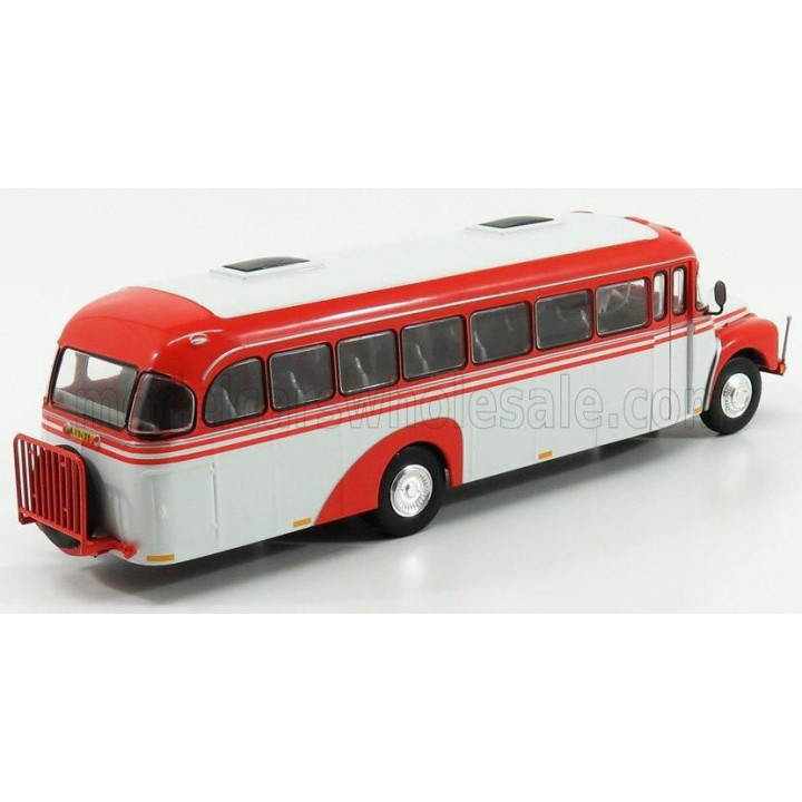 EDICOLA VOLVO B375 AUTOBUS SWEDEN 1957 - ORANGE WHITE 1/43