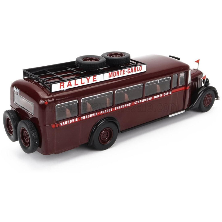 EDICOLA CITROEN T45 AUTOBUS RALLY MONTECARLO FRANCE 1934 - BROWN 1/43