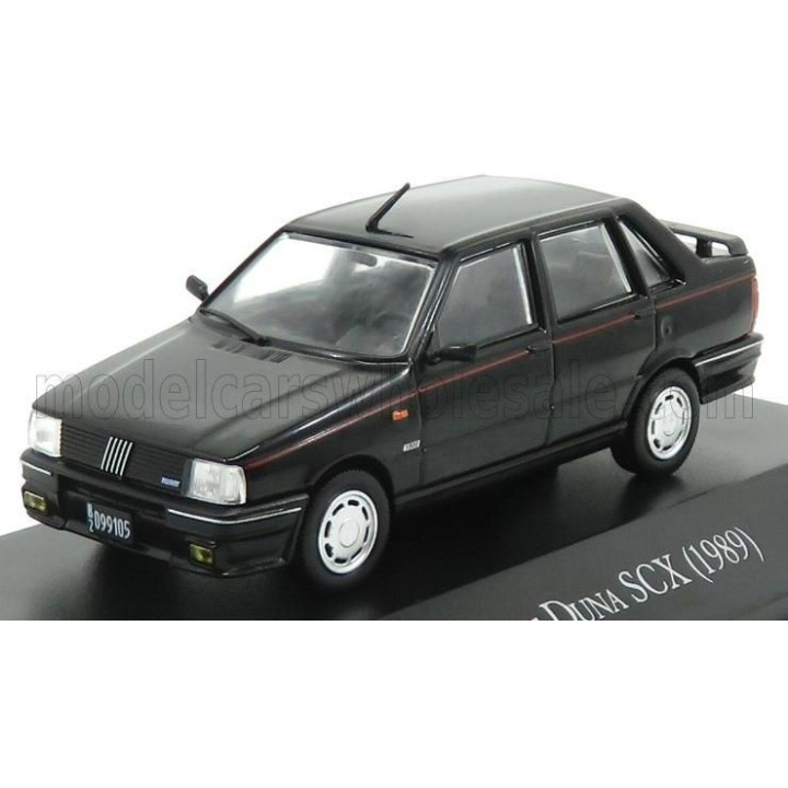 EDICOLA FIAT DUNA SCX 1989 - BLACK 1/43