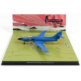EDICOLA BATMAN BATPLANE II - AIRPLANE DETECTIVE COMICS 61 - LIGHT BLUE 1/43