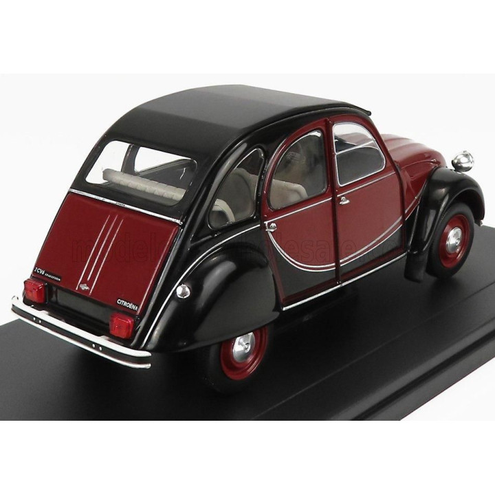 EDICOLA CITROEN 2CV CHARLESTON 1982 - RED BLACK 1/24