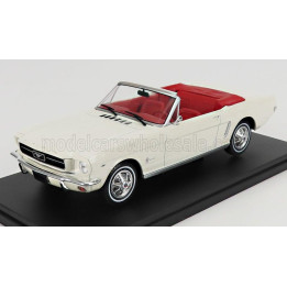 EDICOLA FORD USA MUSTANG CABRIOLET OPEN 1965 - WHITE 1/24