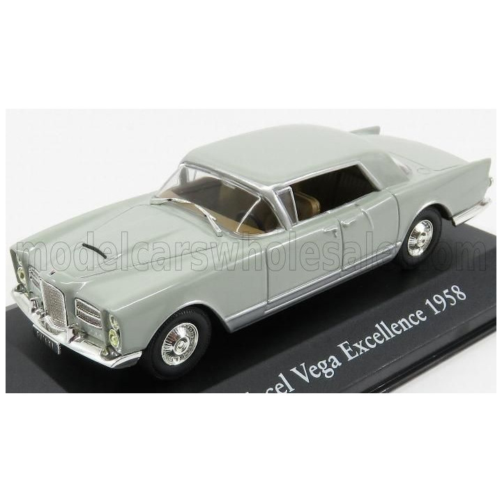 EDICOLA FACEL VEGA EXCELLENCE 1958 - GREY MET 1/43