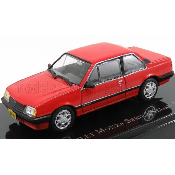 EDICOLA CHEVROLET MONZA SERIE 1 SEDAN 1985 - RED 1/43