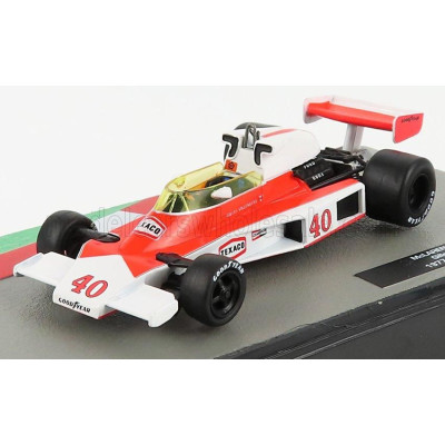 EDICOLA McLAREN F1  M23 N 40 BRITISH GP 1977 GILLES VILLENEUVE - ORANGE WHITE 1/43