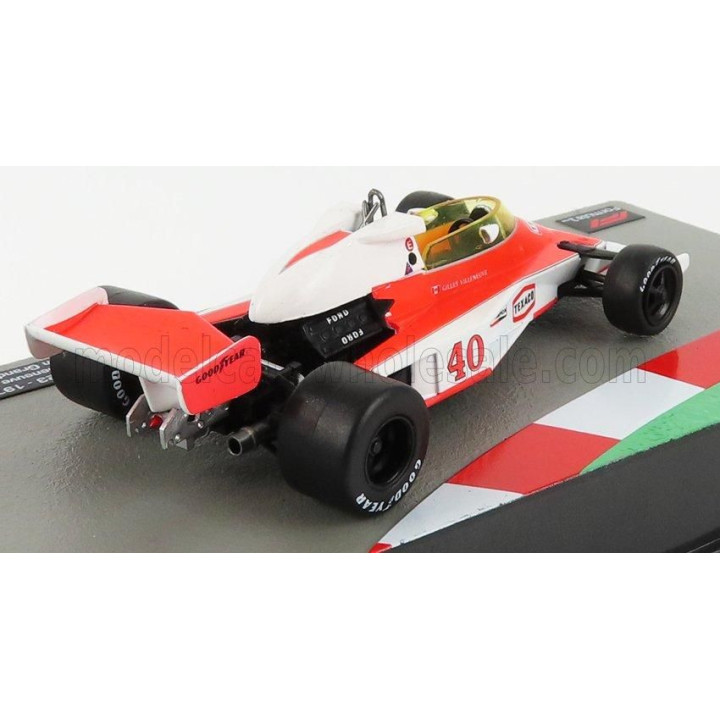 EDICOLA McLAREN F1  M23 N 40 BRITISH GP 1977 GILLES VILLENEUVE - ORANGE WHITE 1/43