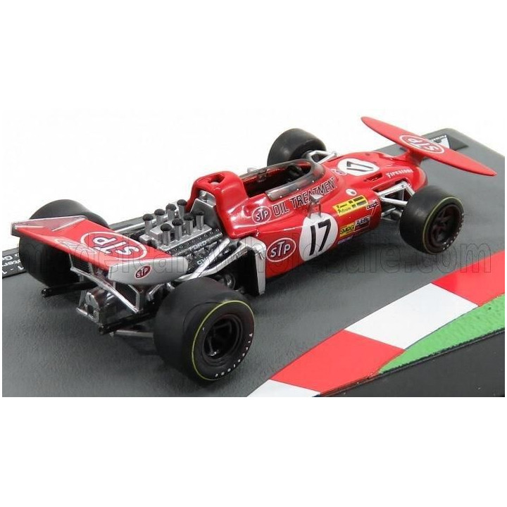 EDICOLA MARCH F1  711 TEAM STP N 17 MONACO GP 1971 RONNIE PETERSON - RED 1/43