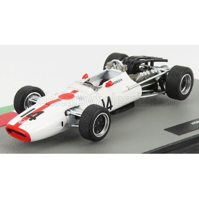 EDICOLA HONDA F1  RA300 N 14 SEASON 1967 JOHN SURTEES - WHITE RED 1/43