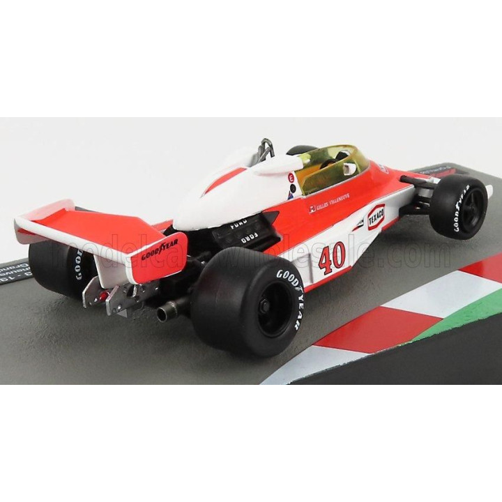 EDICOLA McLAREN F1  M23 N 40 BRITISH GP 1977 GILLES VILLENEUVE - ORANGE WHITE 1/43