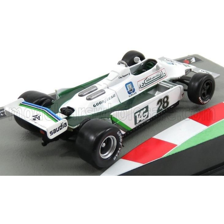 EDICOLA WILLIAMS F1  FW07 N 28 SEASON 1979 CLAY REGAZZONI - GREEN WHITE 1/43