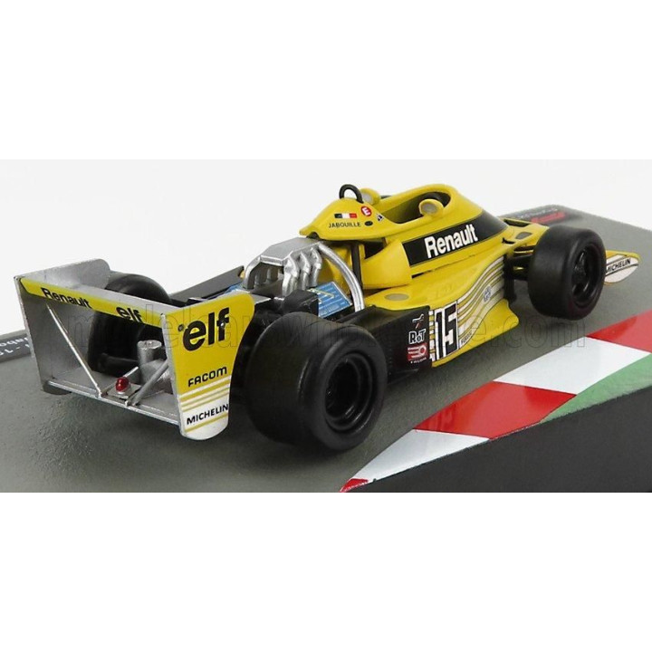 EDICOLA RENAULT F1 RS01 N 15 SEASON 1977 JEAN PIERRE JABOUILLE - YELLOW BLACK 1/43