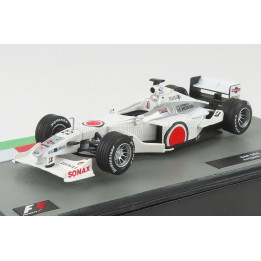 EDICOLA BAR F1  002 HONDA N 22 SEASON 2000 JACQUES VILLENEUVE - WHITE 1/43
