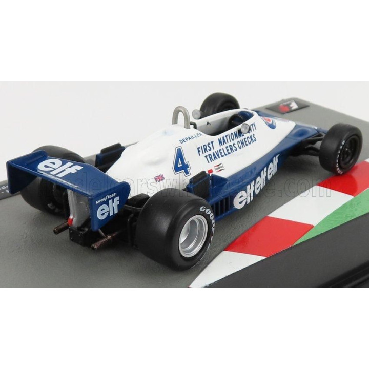 EDICOLA TYRRELL F1  008 N 4 SEASON 1978 PATRICK DEPAILLER - BLUE WHITE 1/43